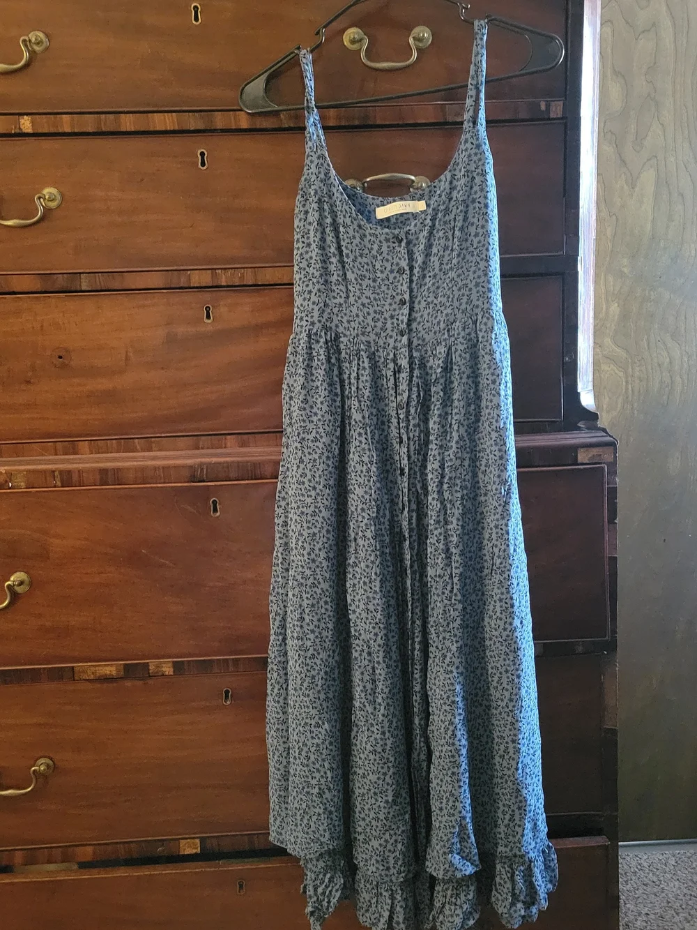 Christy Dawn Nicks Dress In Blue Jasmine - Picture 2 of 10